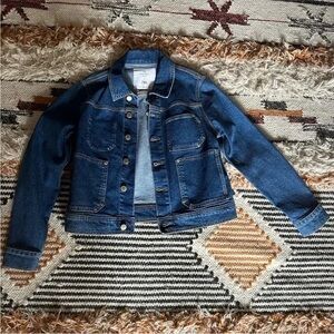 Zara Kids Denim Jacket in Deep Blue